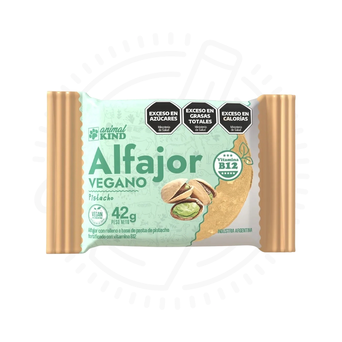 ANIMAL KIND ALFAJOR VEGANO PISTACHO X50G