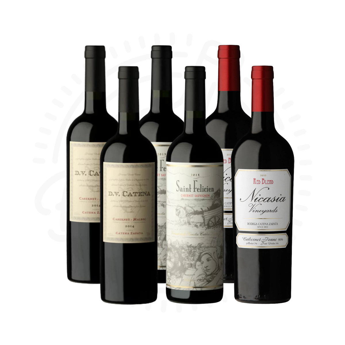 COMBO CLASICO CATENA ZAPATA (2 NICASIA CF + 2 SF CAB + 2 DV CAB-MAL)