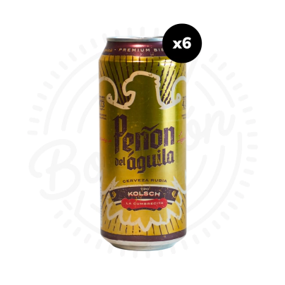 PE&Ntilde;ON DEL AGUILA CERVEZA RUBIA KOLSCH 6X473CC