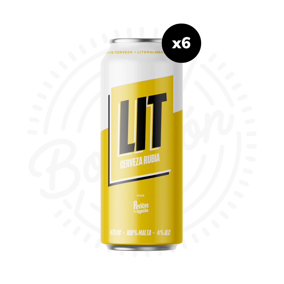LIT CERVEZA RUBIA 6X473CC