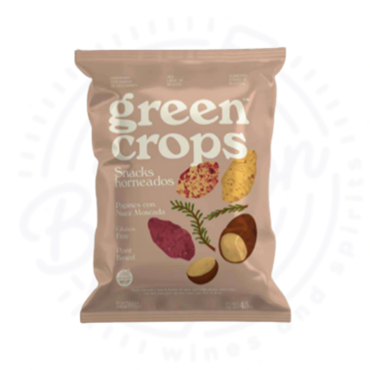 SNACKS GREENCROPS 95 G PAPINES
