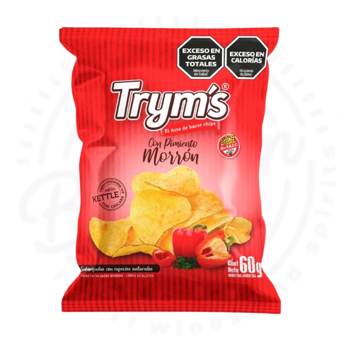 PAPAS TRYM�S PIMIENTO MORRON SIN TACC X60 GR