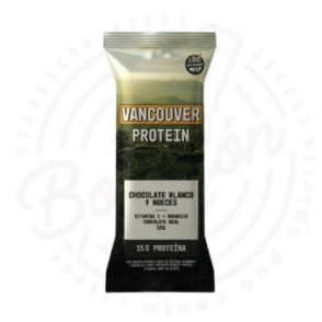 BARRA PROTEICA VANCOUVER CHOCOLATE BLANCO Y NUECES X 10