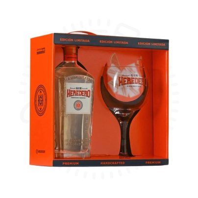 GIN HEREDERO ESTUCHE + COPA