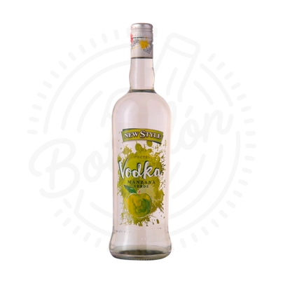 VODKA NEW STYLE MANZANA VERDE X1L