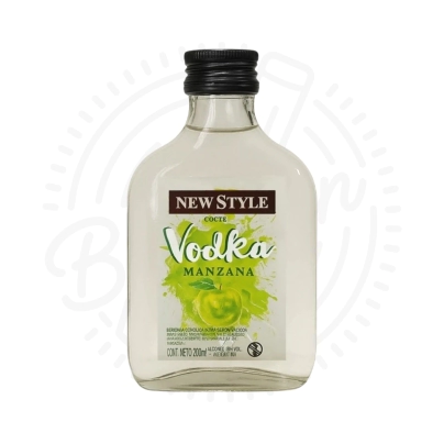 PETACA VODKA NEW STYLE MANZANA X200CC