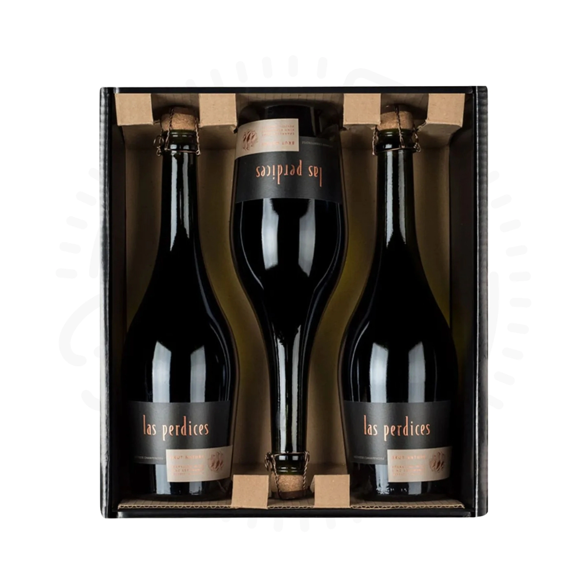 LAS PERDICES ESPUMANTE BRUT NATURE 3X750CC