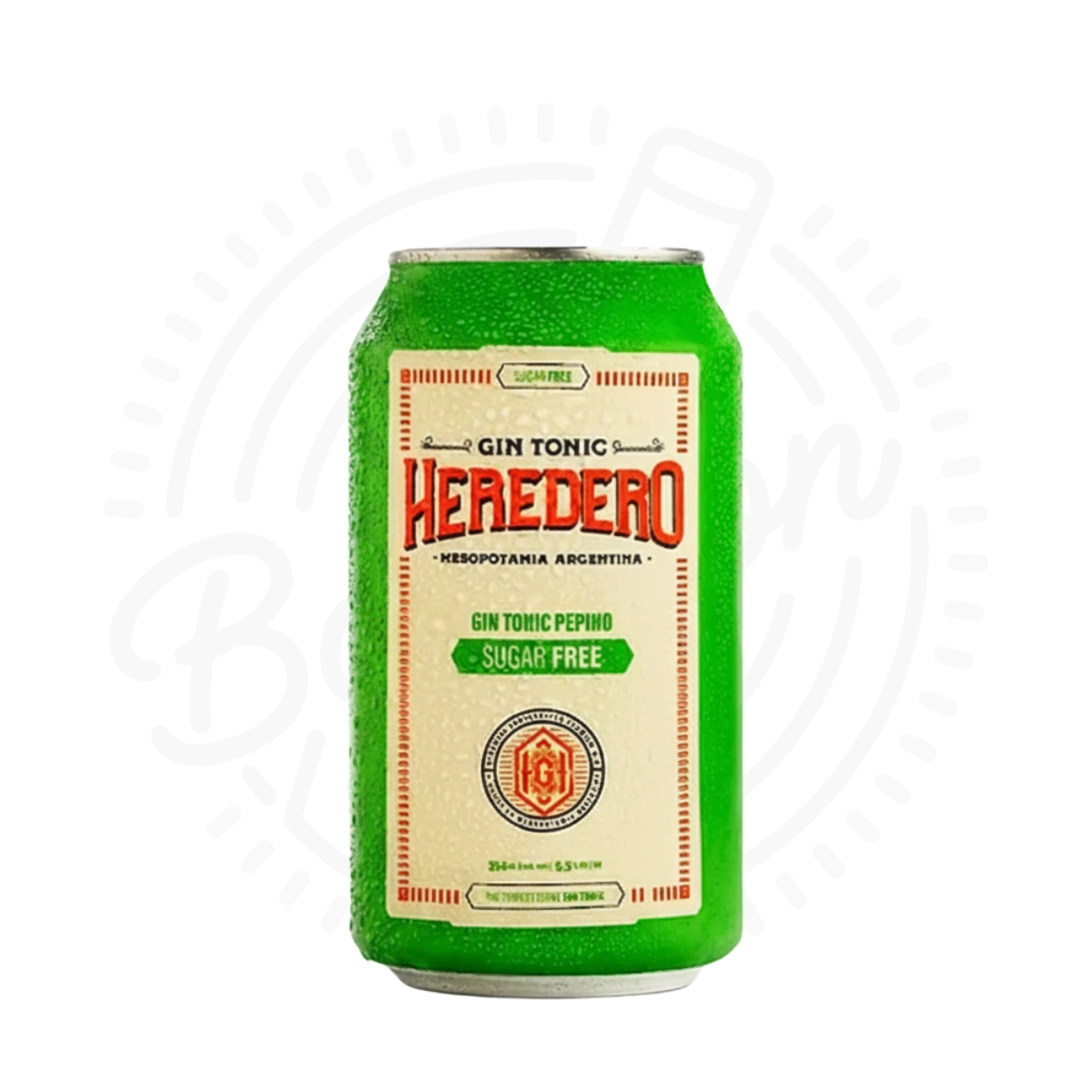 GIN HEREDERO LATA PEPINO X354CC
