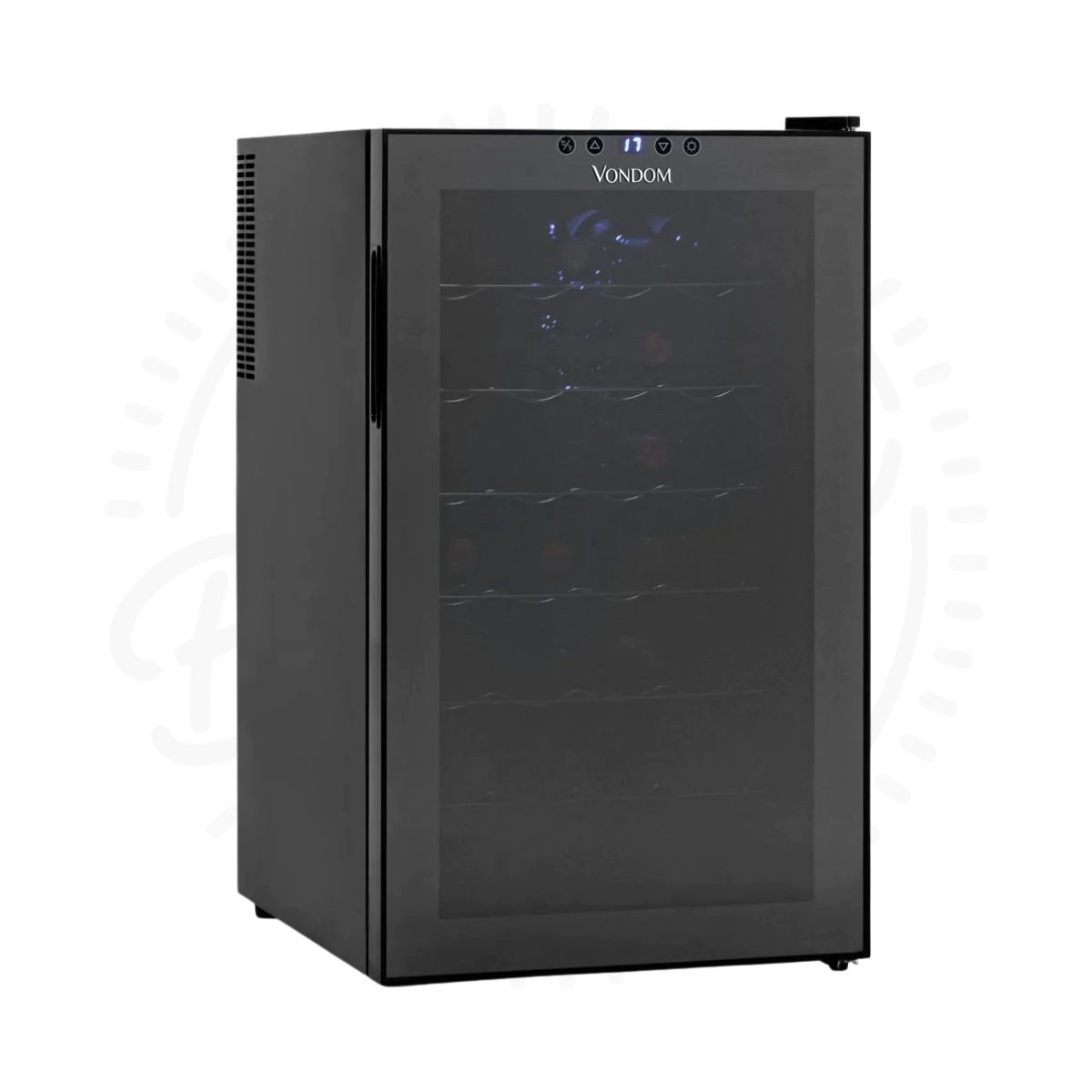 CAVA DE VINOS VONDOM MODELO 28ST LINEA ACERO 28 BOTELLAS