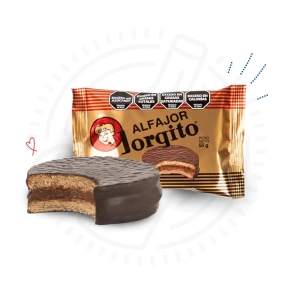 ALFAJOR JORGITO CHOCOLATE NEGRO X24U X55GR