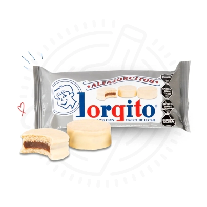 ALFAJORCITOS JORGITO CHOCOLATE BLANCO X6U