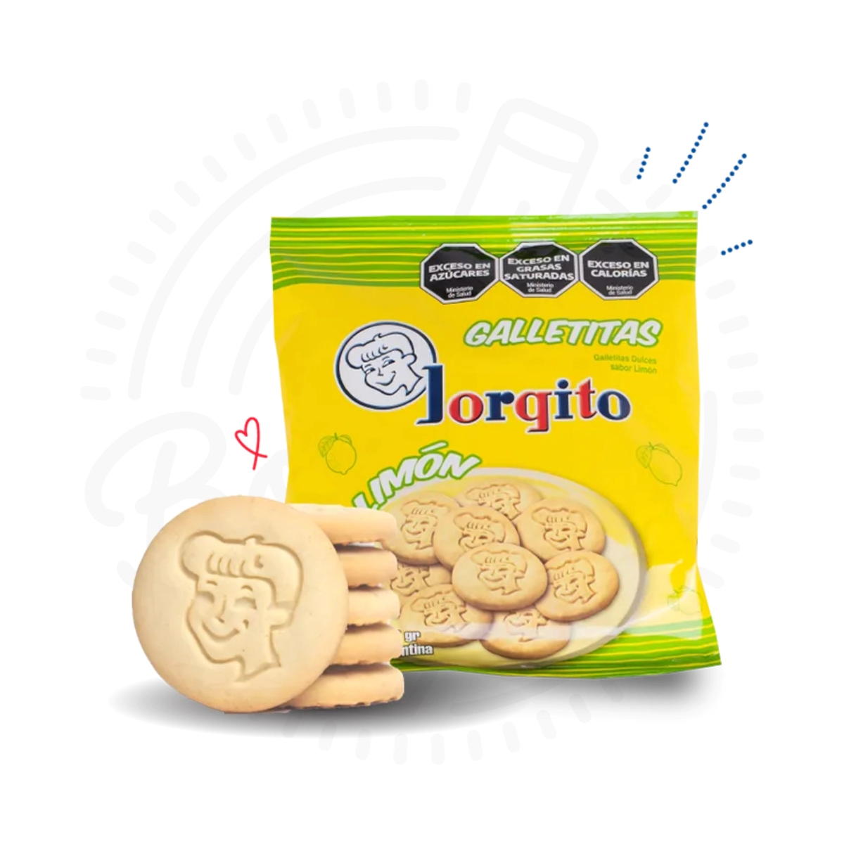 GALLETAS SABOR LIMON X60GR