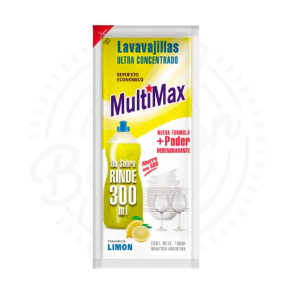 MULTIMAX LAVAVAJILLAS LIMON X100ML RINDE 300 ML X36U